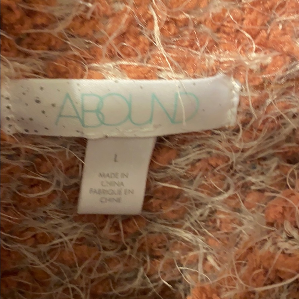 Abound Fuzzy Knit Turtleneck Sweater Tan - Picture 6 of 10